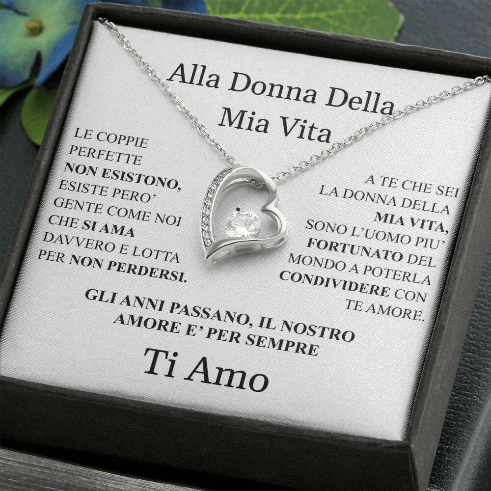 COLLANA CUORE CON DEDICA OMAGGIO