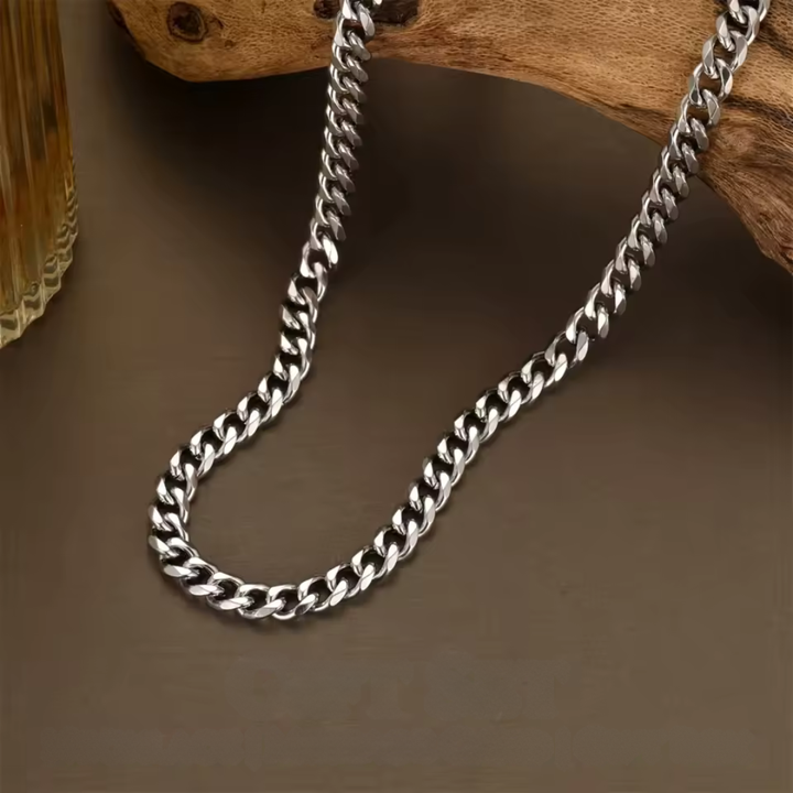 COLLANA CUBAN CON DEDIDA OMAGGIO
