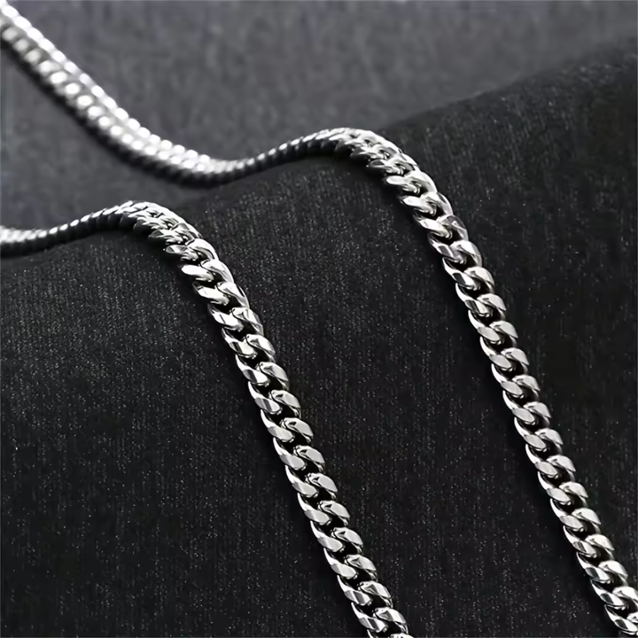 COLLANA CUBAN CON DEDIDA OMAGGIO