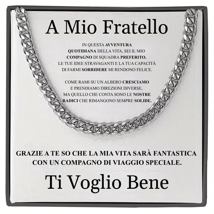 COLLANA CUBAN CON DEDIDA OMAGGIO