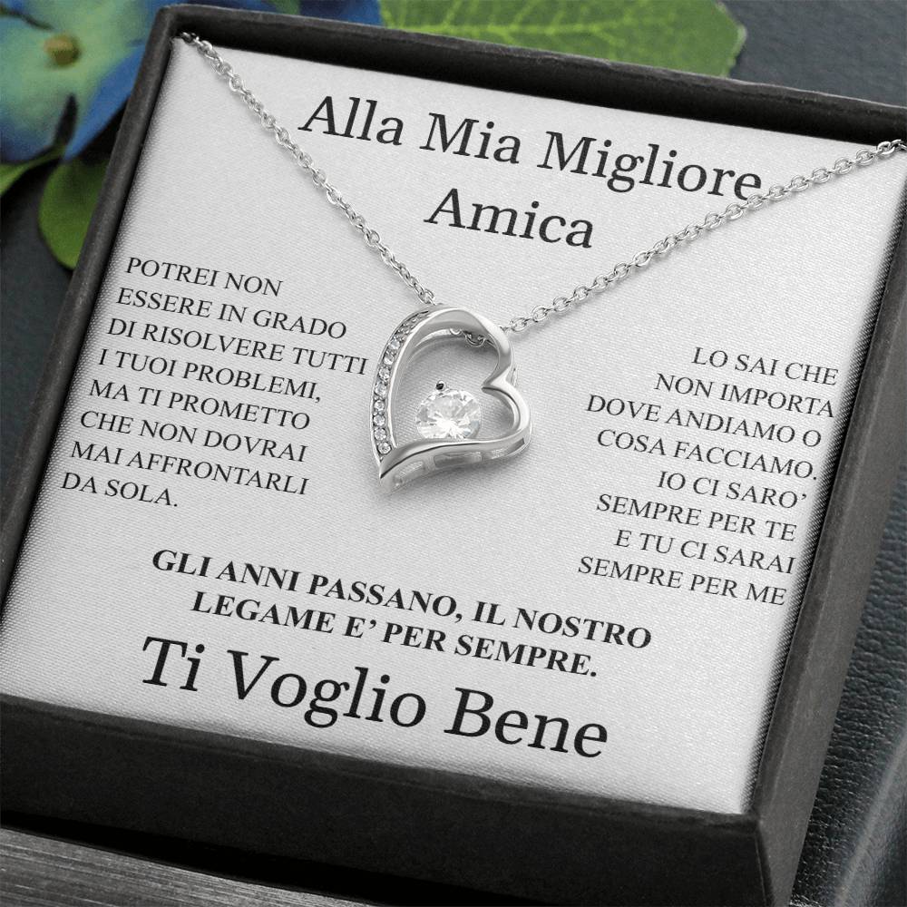 COLLANA CUORE CON DEDICA OMAGGIO