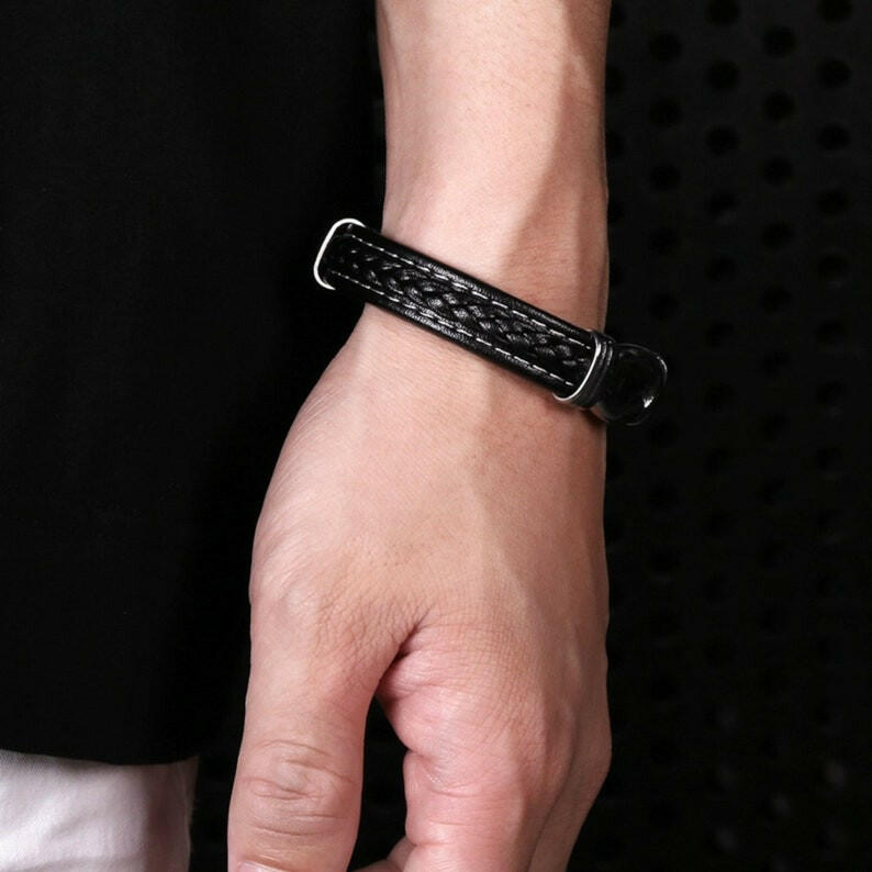 BRACCIALE ETERNITY LOVE MASCHILE CON DEDICA OMAGGIO