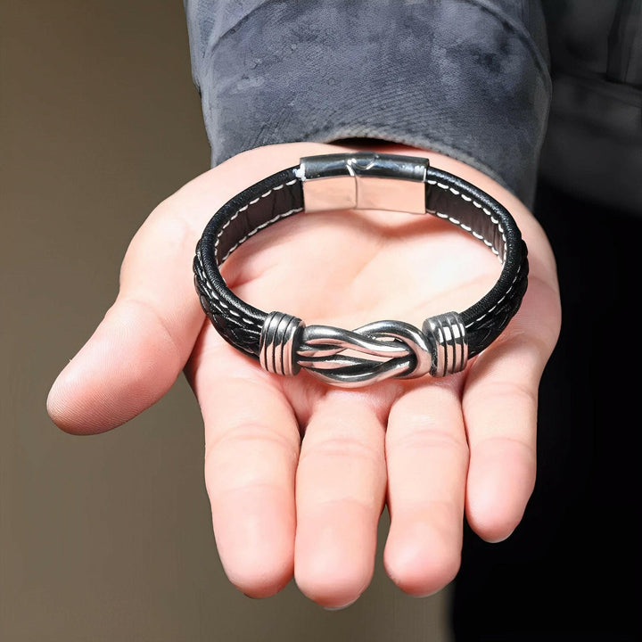 BRACCIALE ETERNITY LOVE MASCHILE CON DEDICA OMAGGIO