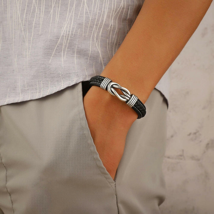 BRACCIALE ETERNITY LOVE MASCHILE CON DEDICA OMAGGIO