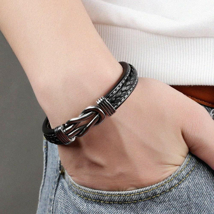 BRACCIALE ETERNITY LOVE MASCHILE CON DEDICA OMAGGIO