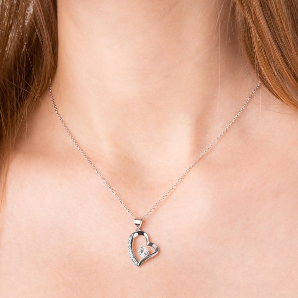 COLLANA CUORE CON DEDICA OMAGGIO